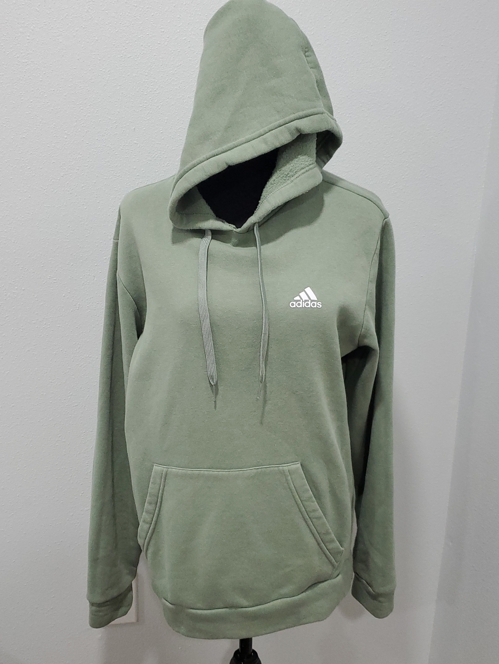 adidas Sage Green Pullover Hoodie